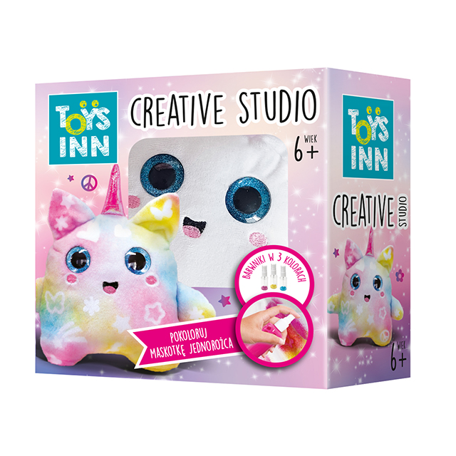 Spray Dye Unicorn TOYSINN – kreatywny zestaw do ozdabiania pluszowego jednorożca