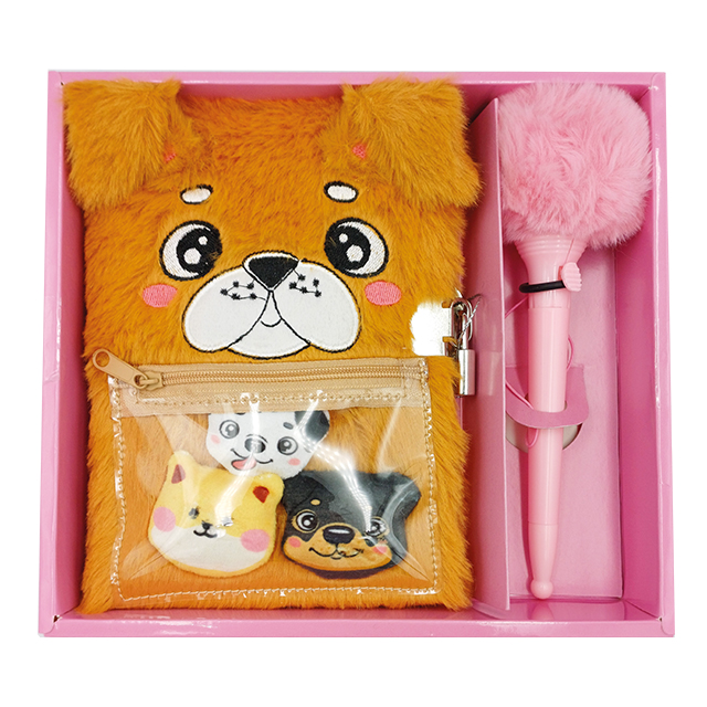 Pamiętnik Piesek Zestaw z Długopisem TOYSINN – pamiętnik z motywem pieska dla dzieci